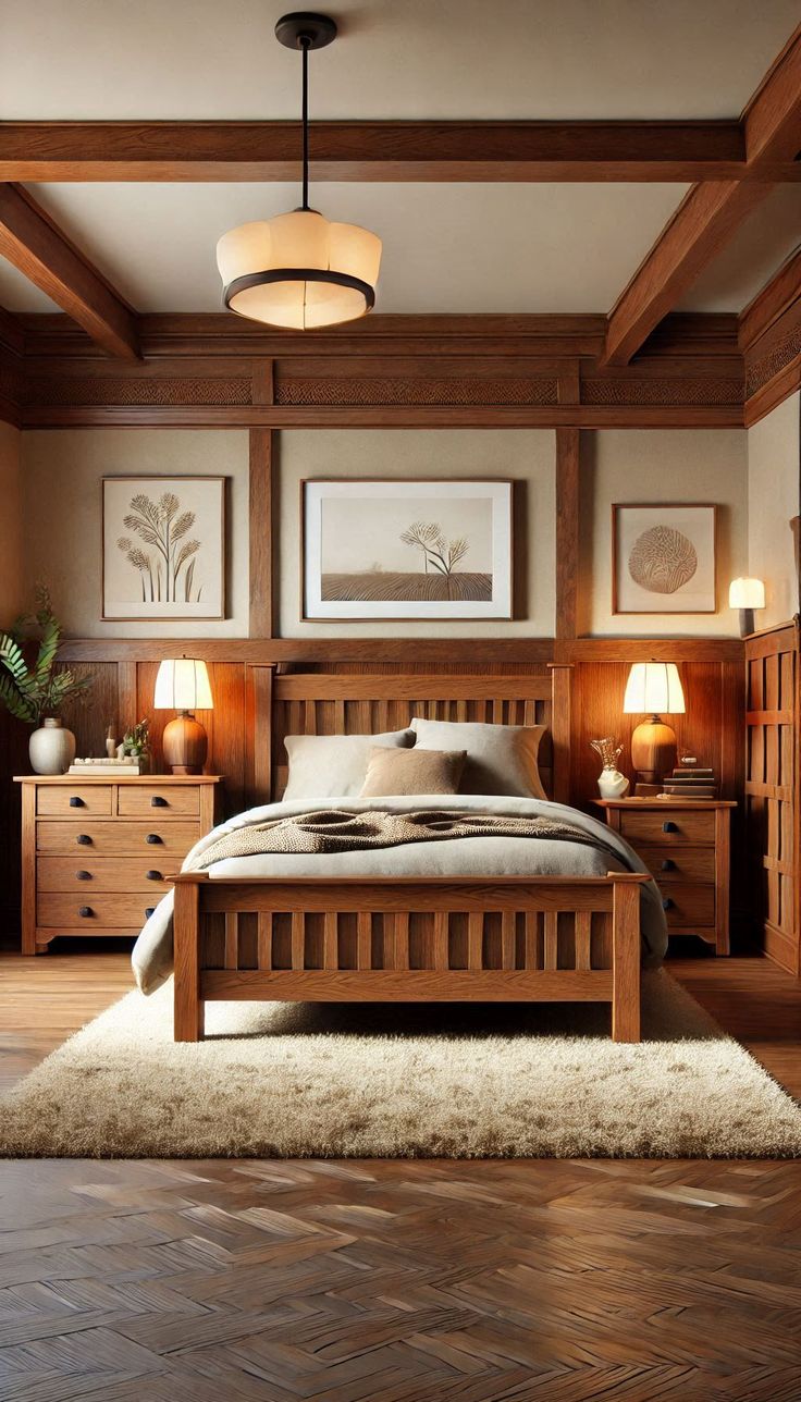 Craftsman bedroom suite design